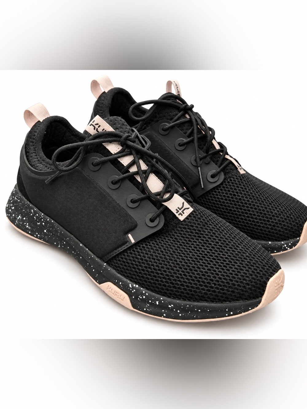 KURU ATOM Women’s 9.5 Medium Black Mesh Support Sneakers Athletic